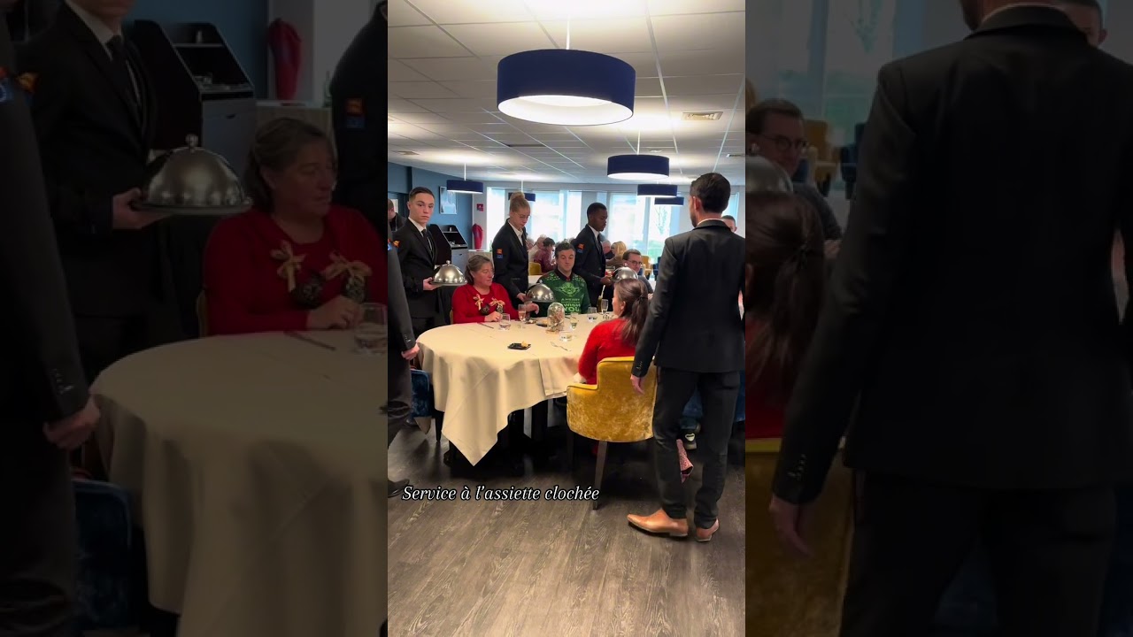 Service à l'assiette clochée