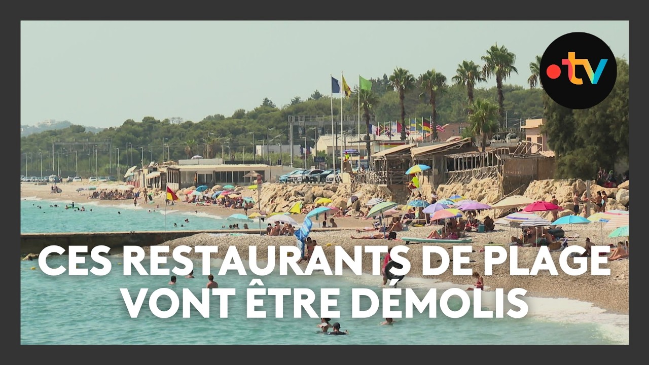 La colère de restaurateurs de la Côte d'Azur forcés de démonter leurs établissements de bord de mer