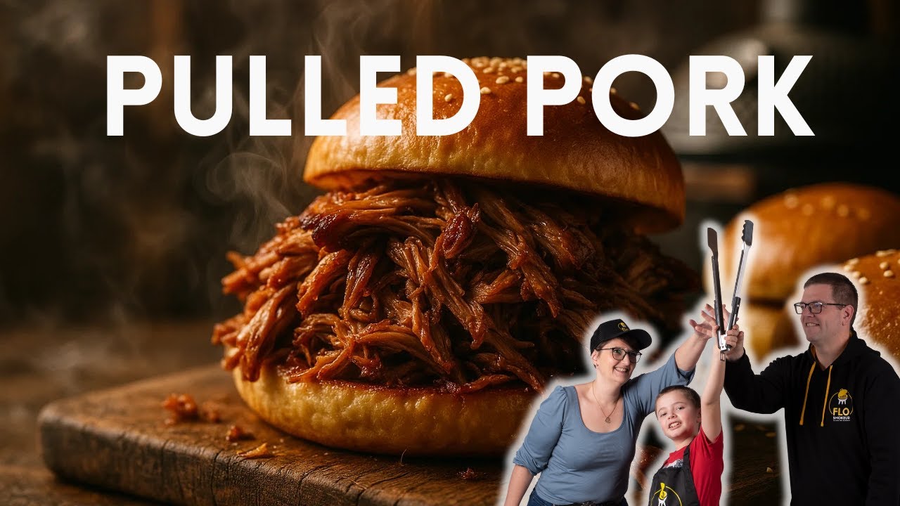 Pulled Pork au kamado + Buns maison : cuisson lente, rub maison et méthode complète