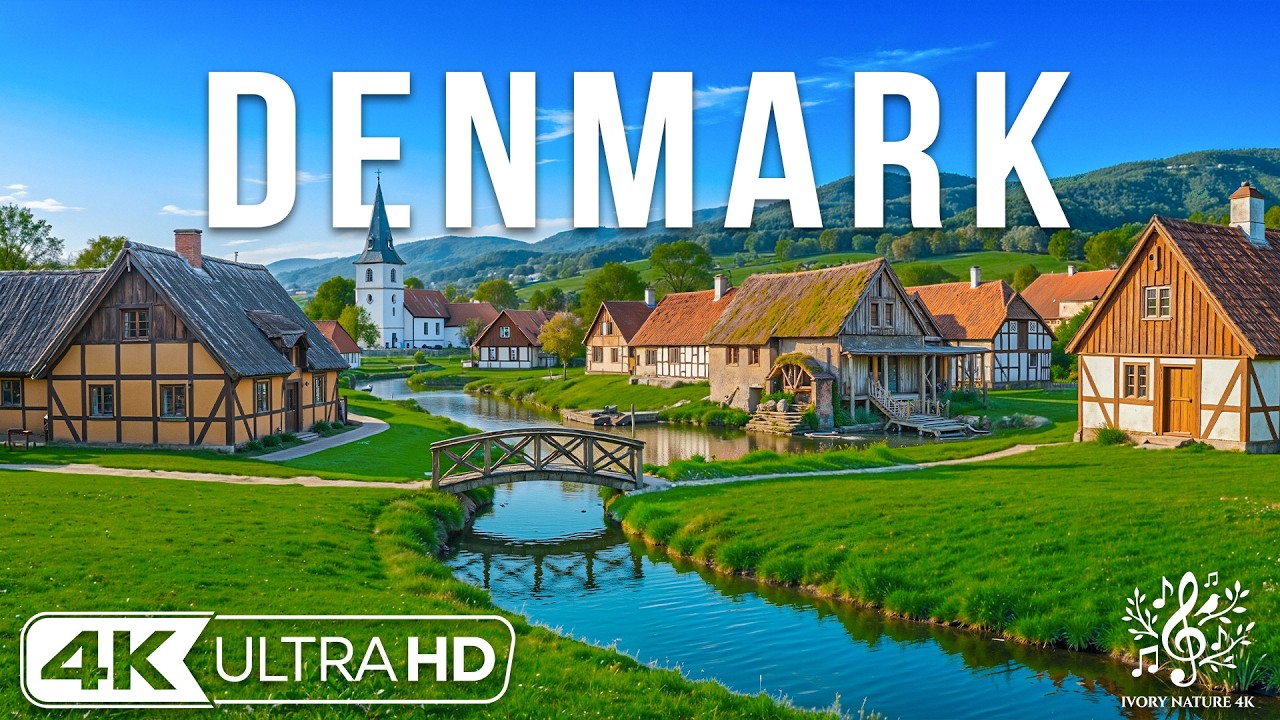 Denmark 4K – Copenhagen, Nyhavn Harbor & Historic Streets