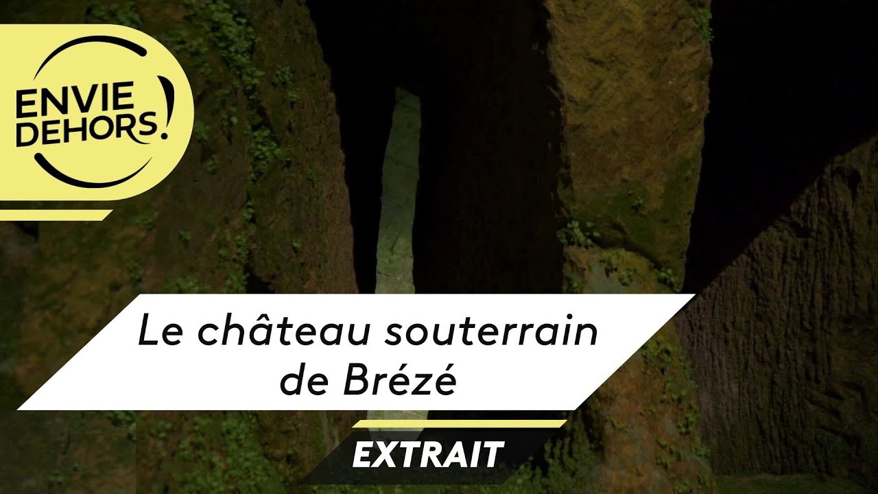 Julie visite  les douves du château de Brézé, les plus profondes d'Europe  [Extrait Envie Dehors]