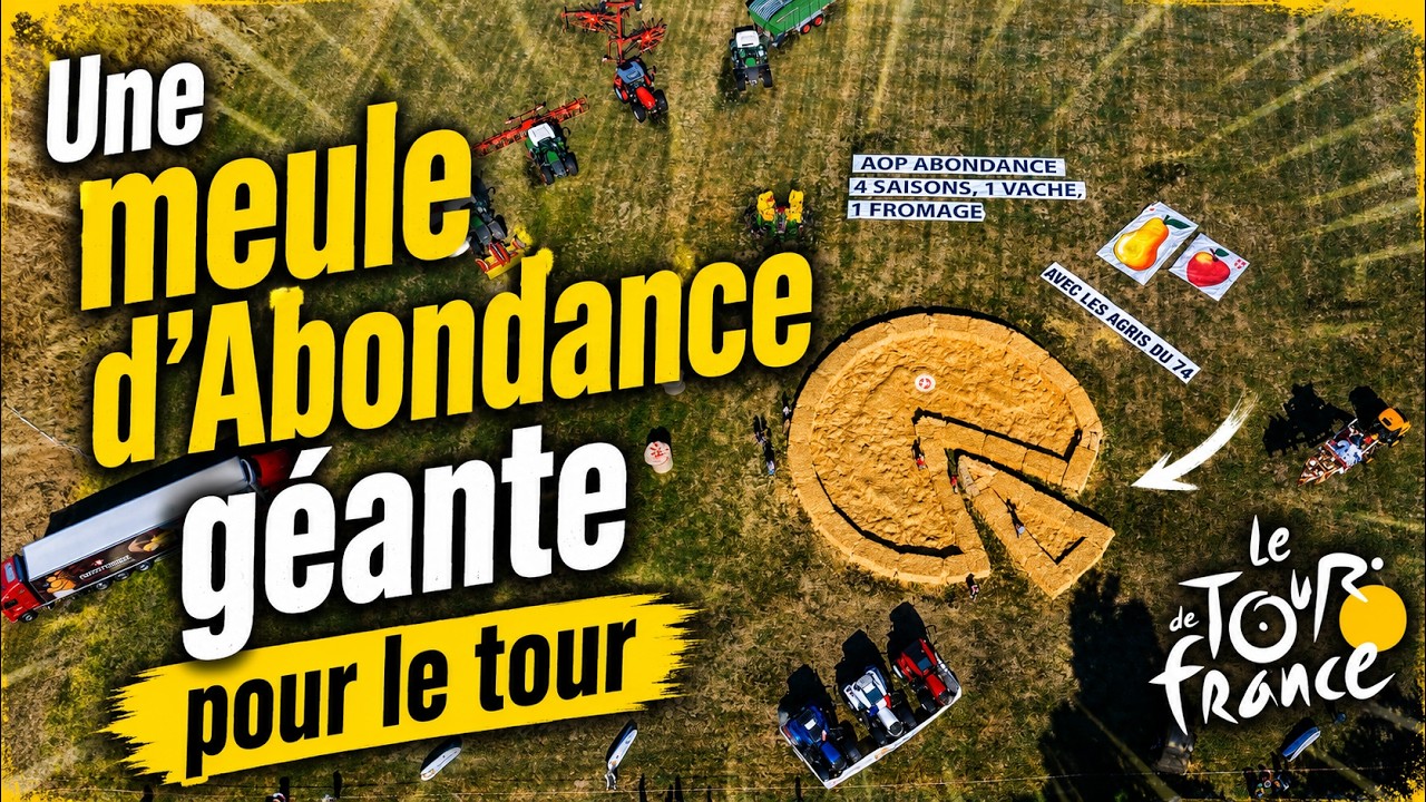 Une meule d'Abondance géante pour le TDF 2026
