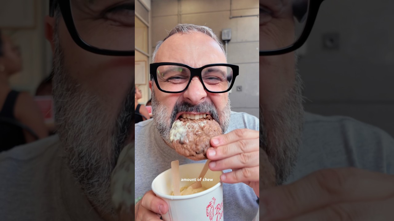 Trying Ben’s Cookies for the first time #cookies #sweettooth #gelato #firsttime