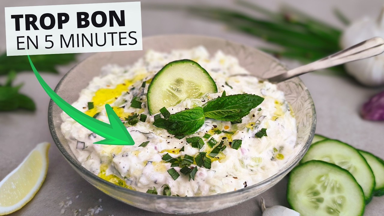 Tzatziki sans conservateurs : la recette que les marques ne veulent pas que vous fassiez