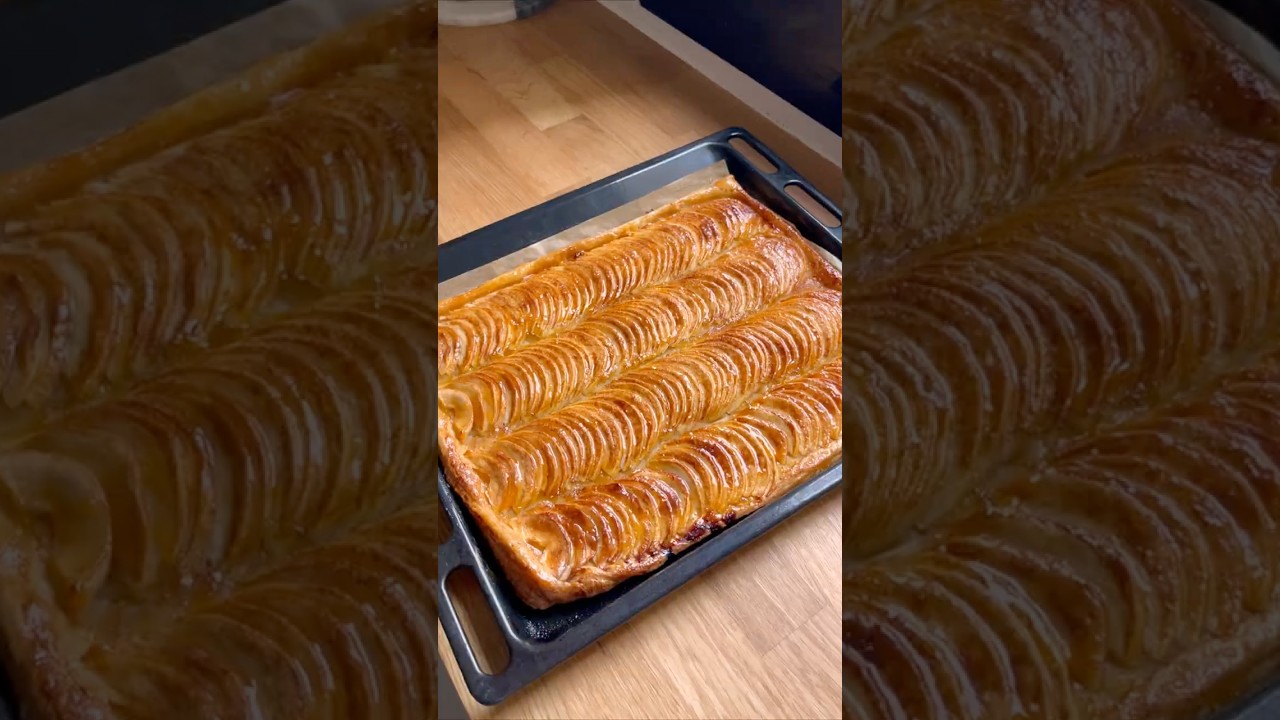 Tarte Fine aux Pommes | Recette simple et facile avec pâte feuilletée maison