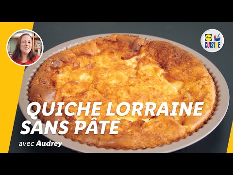 Quiche lorraine sans pâte | Lidl Cuisine