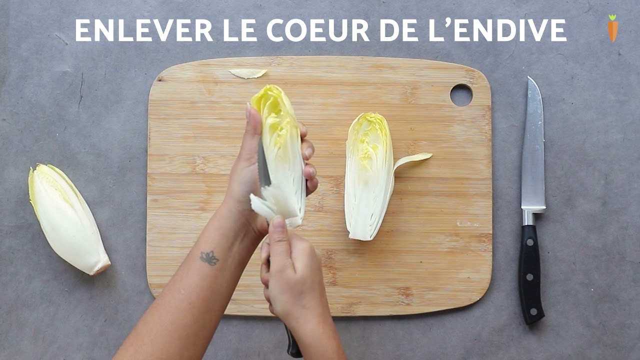 Comment préparer les endives ?