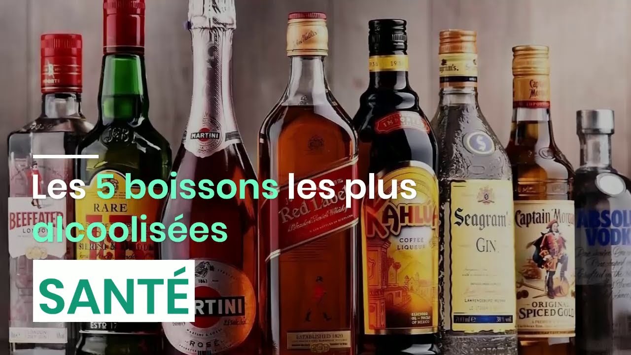 Les 5 boissons les plus alcoolisées