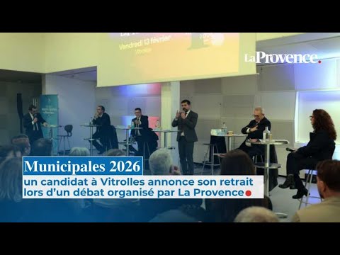 Municipales 2026 : un candidat à Vitrolles annonce son retrait lors d’un débat