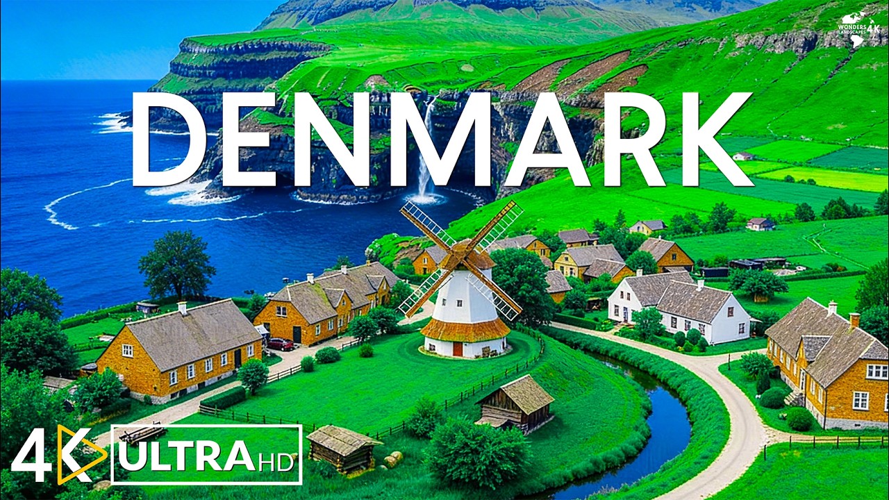 Denmark Spring 4K 🇩🇰 | Coastal Cliffs, Copenhagen & Nordic Landscapes in Ultra HD | 4K UHD