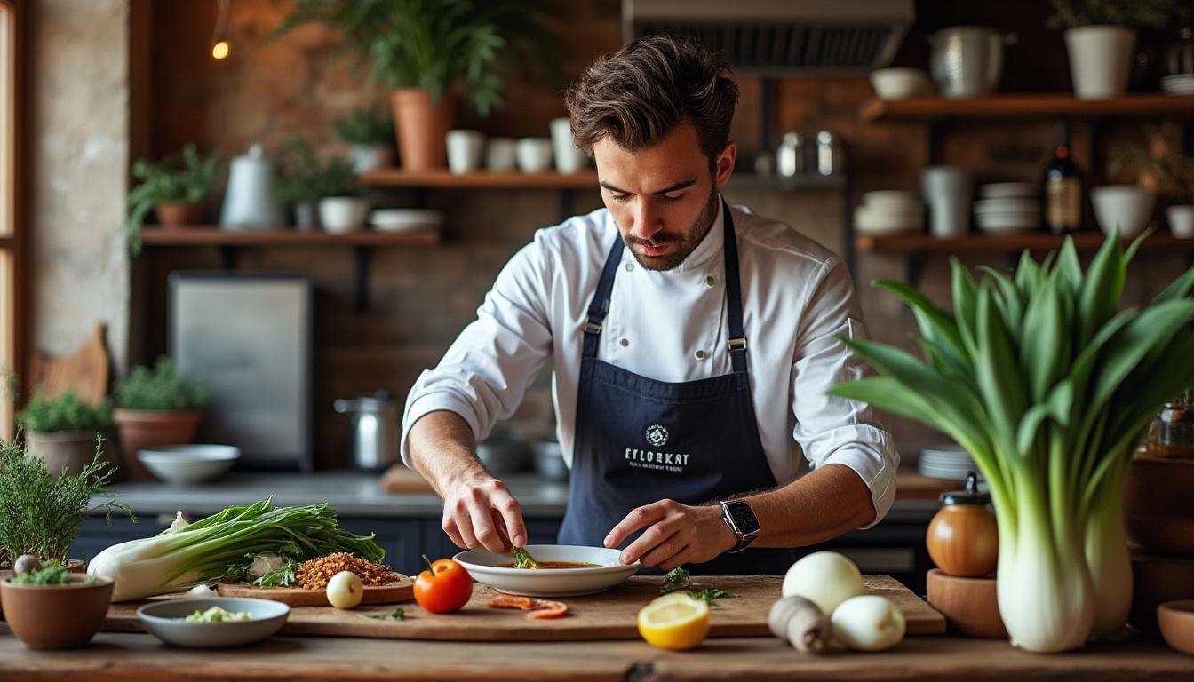 découvrez la recette solidaire de florent ladeyn qui revisite les chicons près de lille, alliant tradition et engagement local.