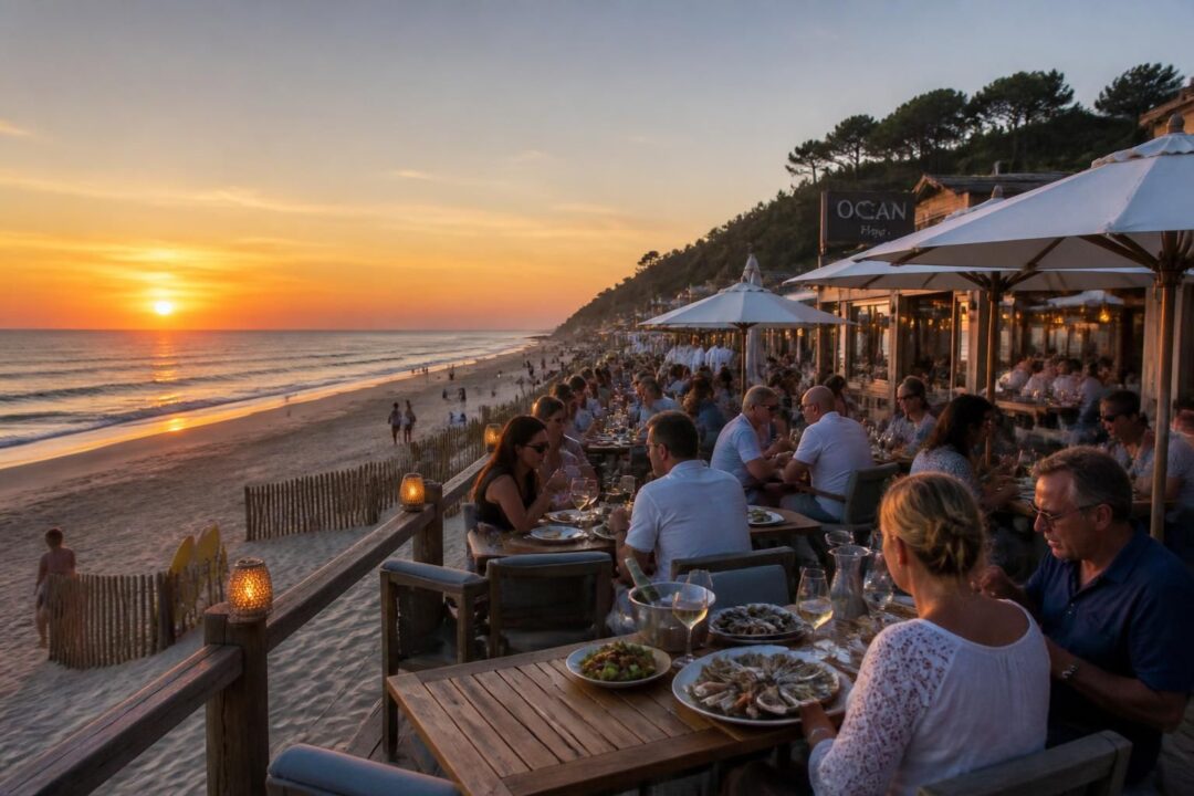 découvrez les meilleurs restaurants à lacanau pour savourer des plats délicieux en bord de plage, dans un cadre idyllique entre mer et sable fin.