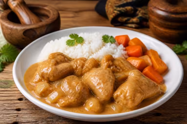 découvrez la recette savoureuse du poulet mafé, un plat africain à base de poulet tendre mijoté dans une sauce riche au beurre de cacahuète.
