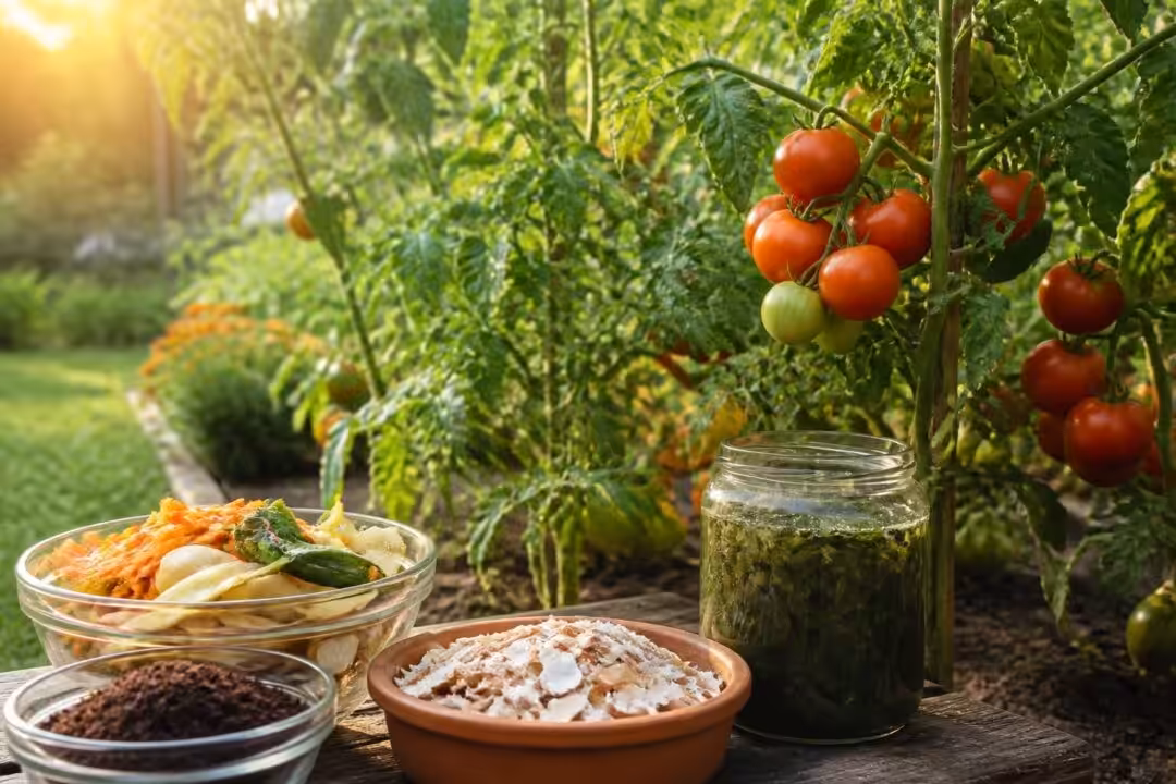 découvrez des solutions simples et naturelles pour fabriquer votre engrais maison, idéal pour des tomates saines et savoureuses.